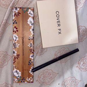 CoverFx palette medium-deep($45),mellow brow definer($21),BL palette($32)